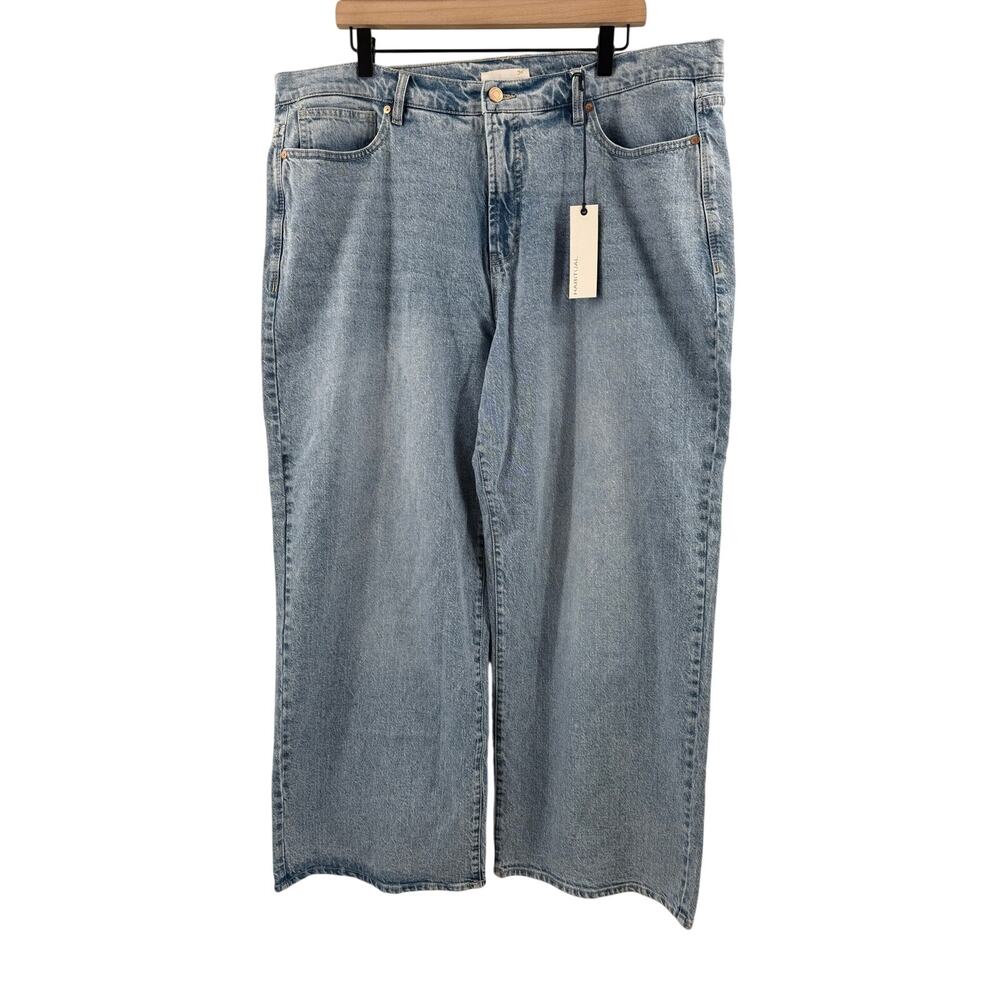 Habitual Hollis Jeans Women’s Size 18 High Rise Wide Leg Denim Plus Curvy NWT